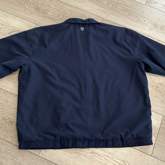 Nike Golf Windbreaker Mens XL Navy Blue Vintage Y2K Preppy Grandpa Jacket Casual - Picture 9 of 10